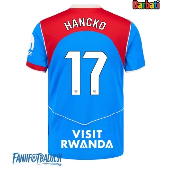 Atletico Madrid David Hancko #17 Tricou Fotbal Replică 2025-26 Barbati Treilea